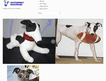 Tablet Screenshot of greyhoundgreetings.com